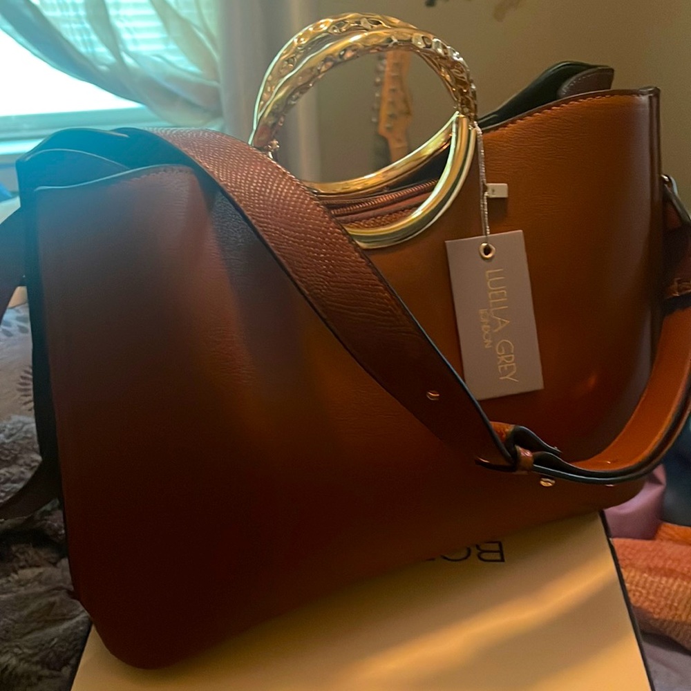 Luella Grey London Handbag with Shoulder strap